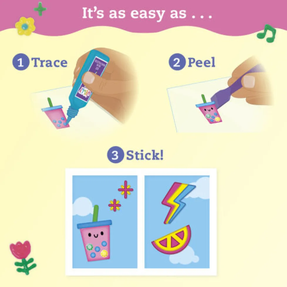 Klutz® Paint & Peel Jelly Stickers: Glitter Goals!