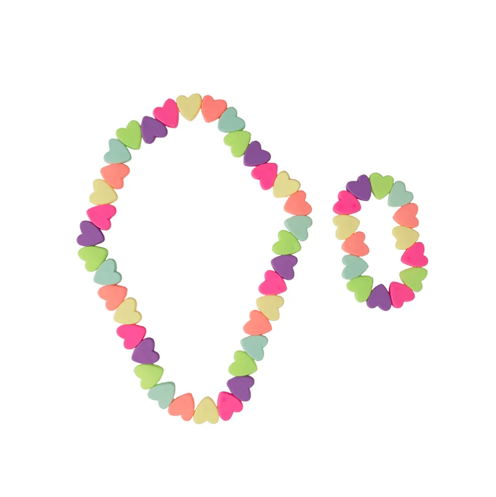 Great Pretenders Necklace & Bracelet Set: Sweet Tart