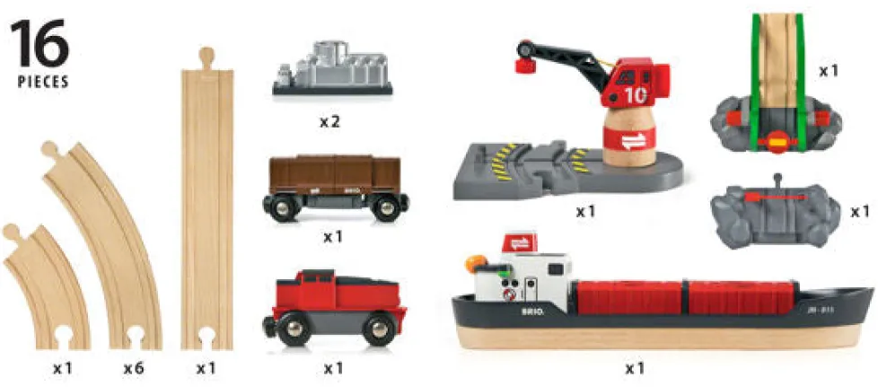 Brio Cargo Harbor Set 33061