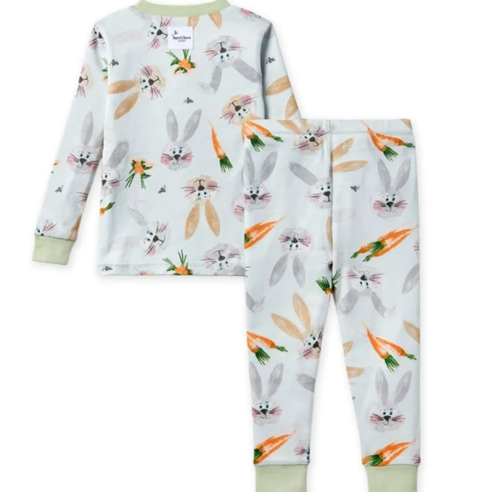 Burt's Bees Organic Two-Piece Pajamas Being a Bunny