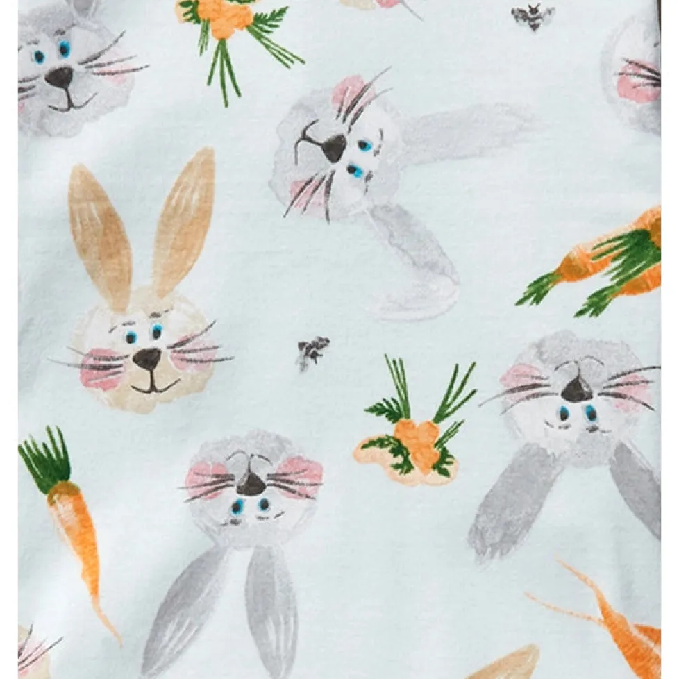 Burt's Bees Organic Two-Piece Pajamas Being a Bunny