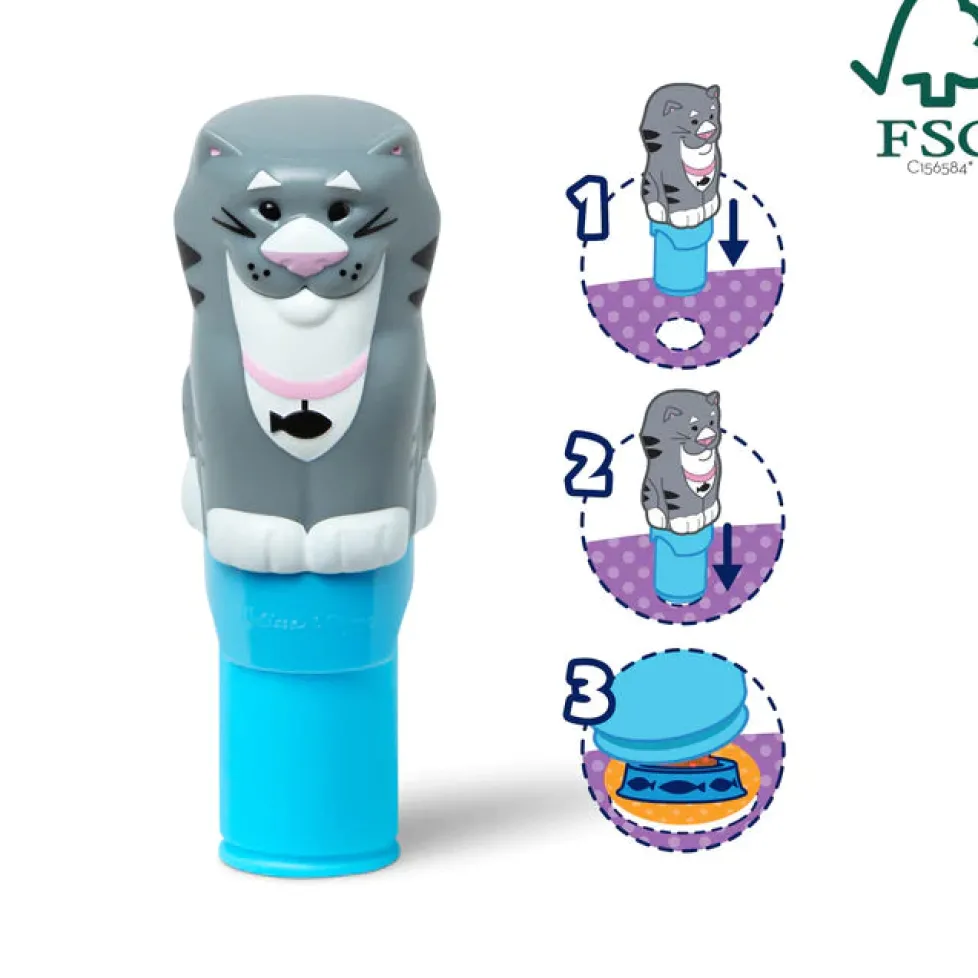 Melissa & Doug® Sticker WOW!® Activity Pad & Sticker Stamper - Cat