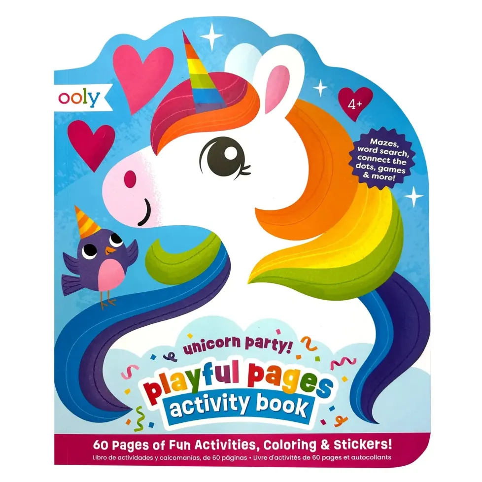 Ooly Playful Pages Activity Book - Unicorn Party!