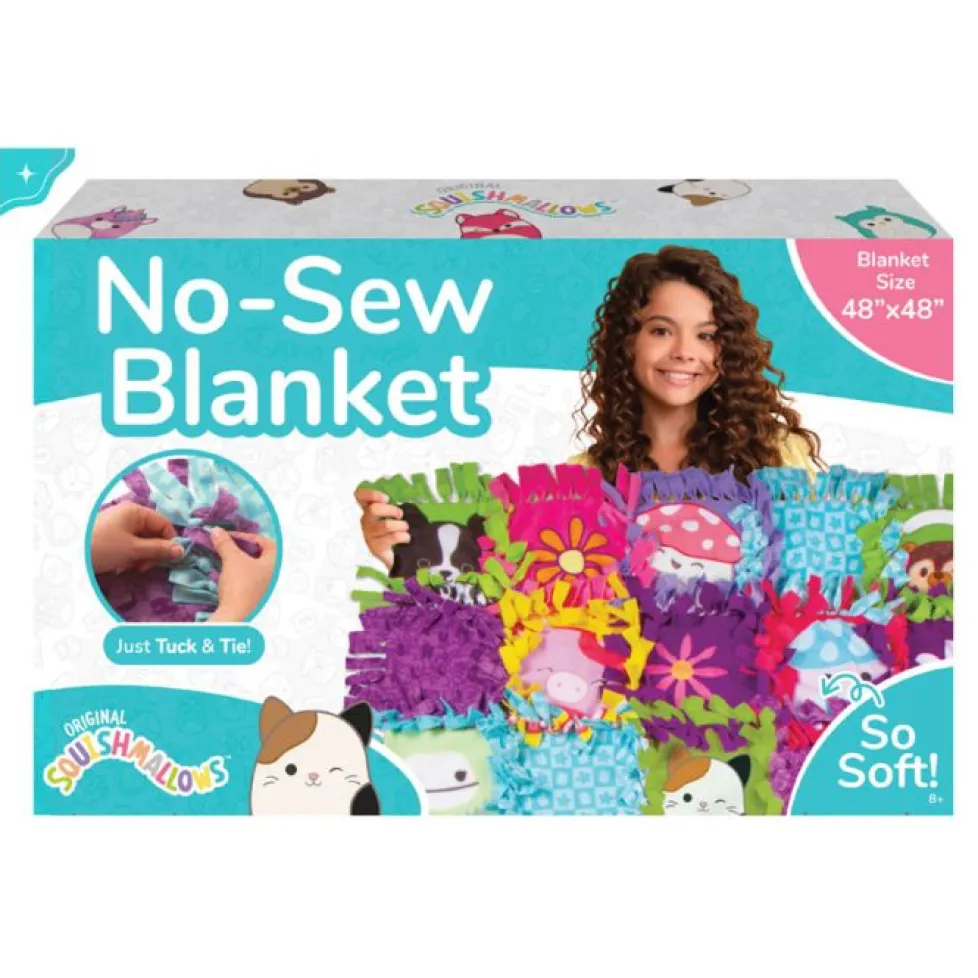 Fashion Angels Squishmallows Design Your Own No-Sew Blanket Kit