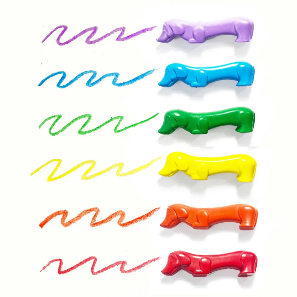 Ooly Pawsome Pups Dog Crayons - Set of 6