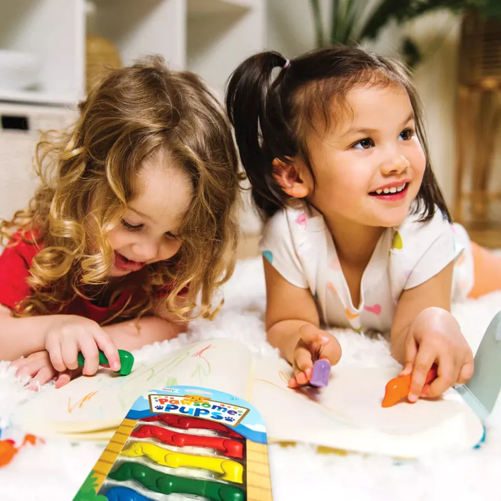 Ooly Pawsome Pups Dog Crayons - Set of 6