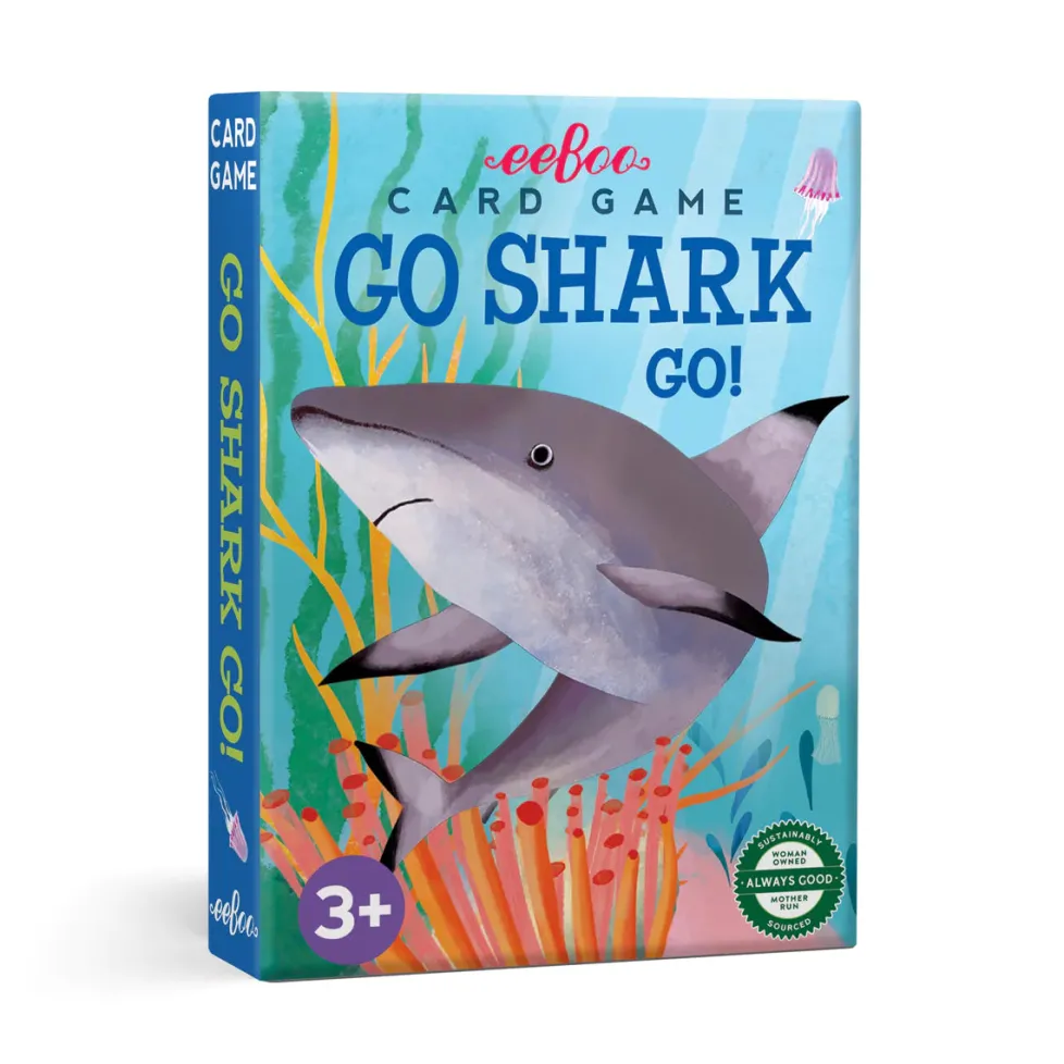 eeBoo Card Game Go Shark Go!