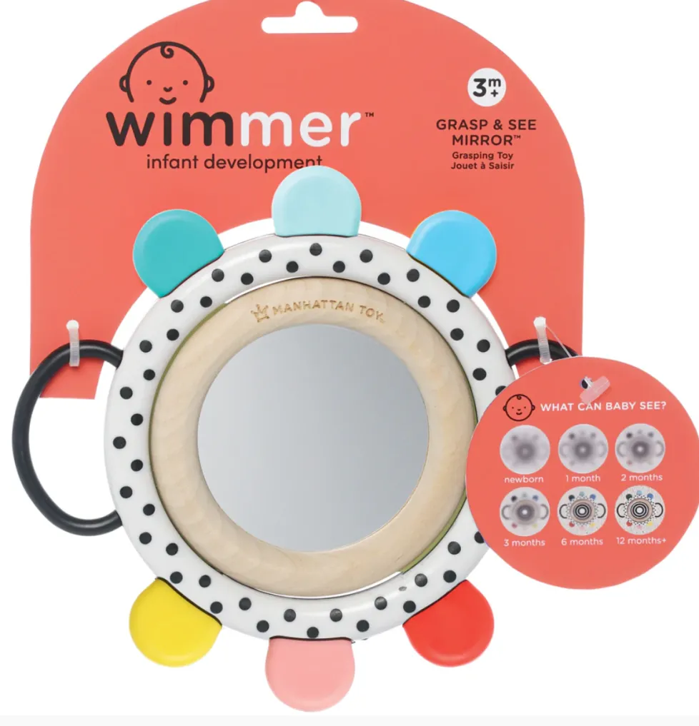 Manhattan Toy® Wimmer Grasp & See Mirror