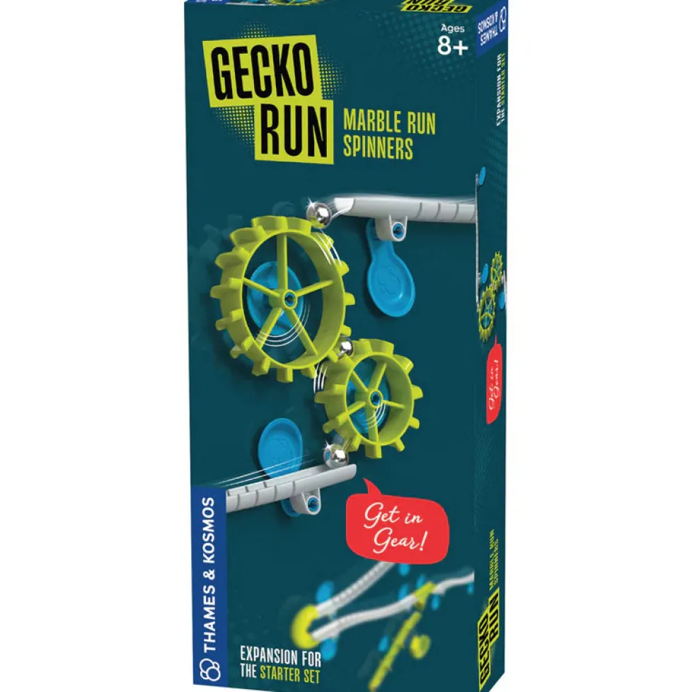 Thames & Kosmos: Gecko Run Expansion Pack - Marble Run Spinners