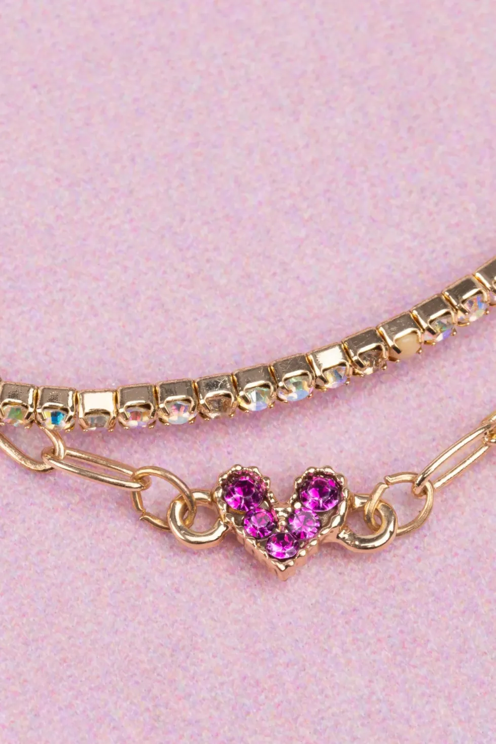 Great Pretenders Boutique Chic Linked with Love Bracelets (includes 2)