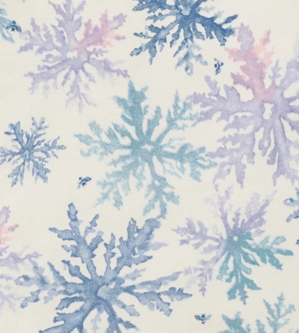 Burt's Bees Organic Two-Piece Pajamas Snowflake Flurries
