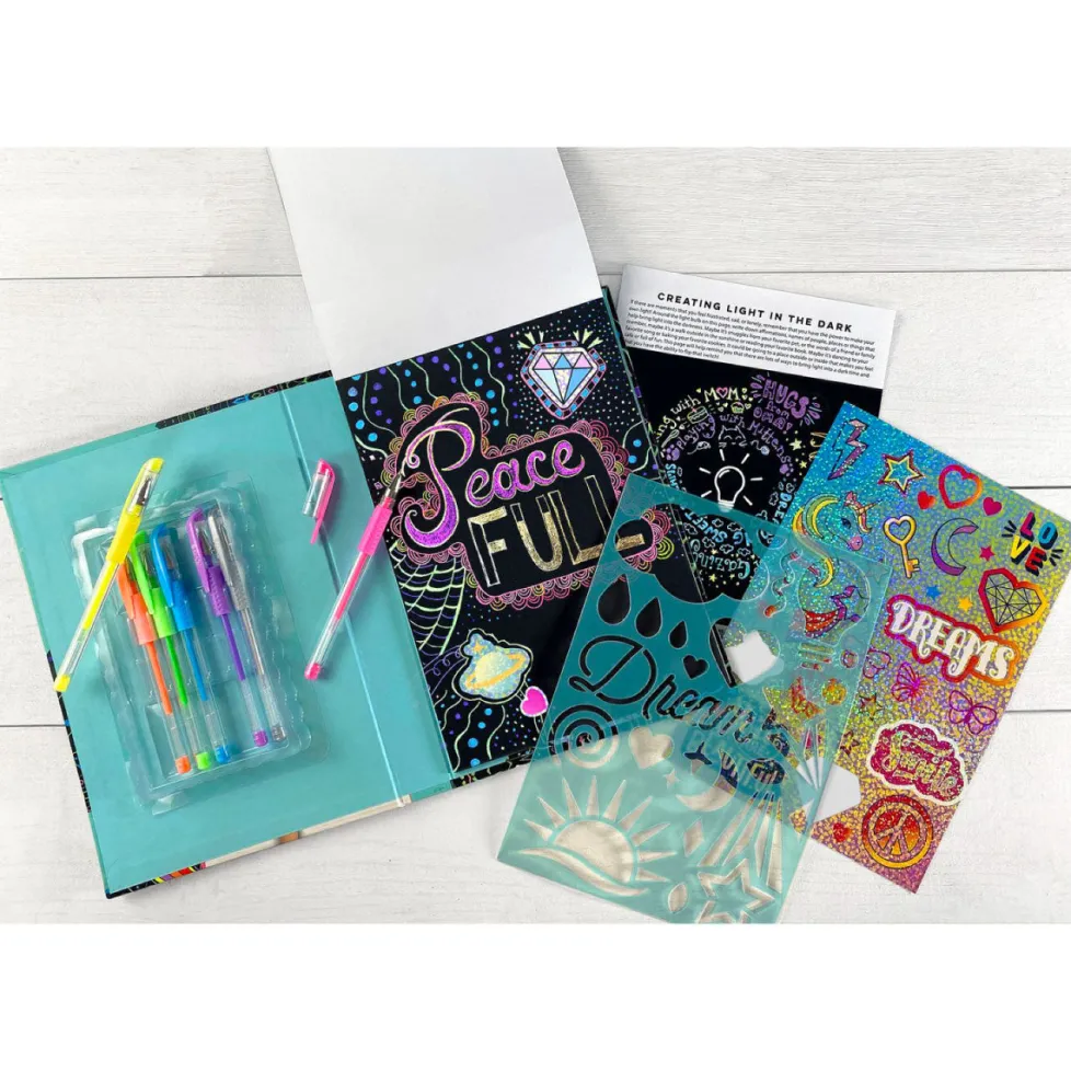 Bright Stripes iHeartArt Sparkling Aspirations Art Journal