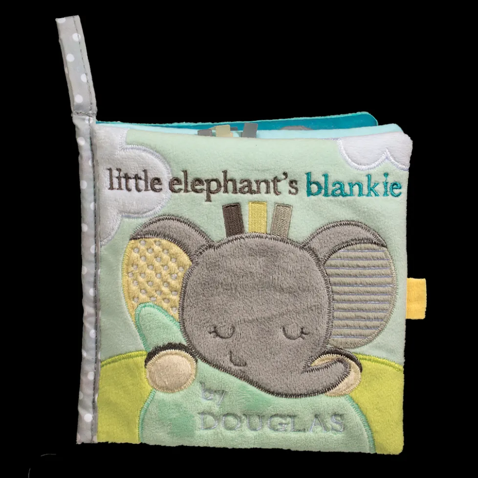 Douglas Baby Soft Activity Book Joey Gray Elephant 6"