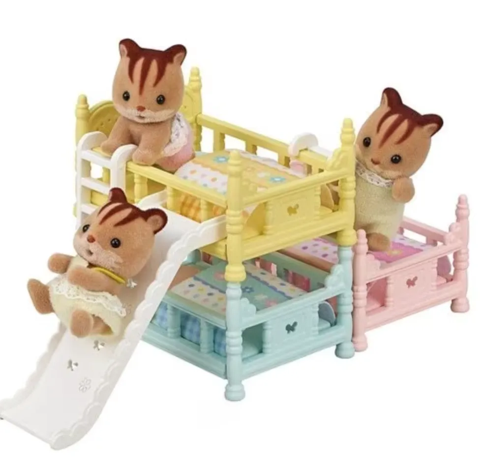 Calico Critters Triple Baby Bunk Beds