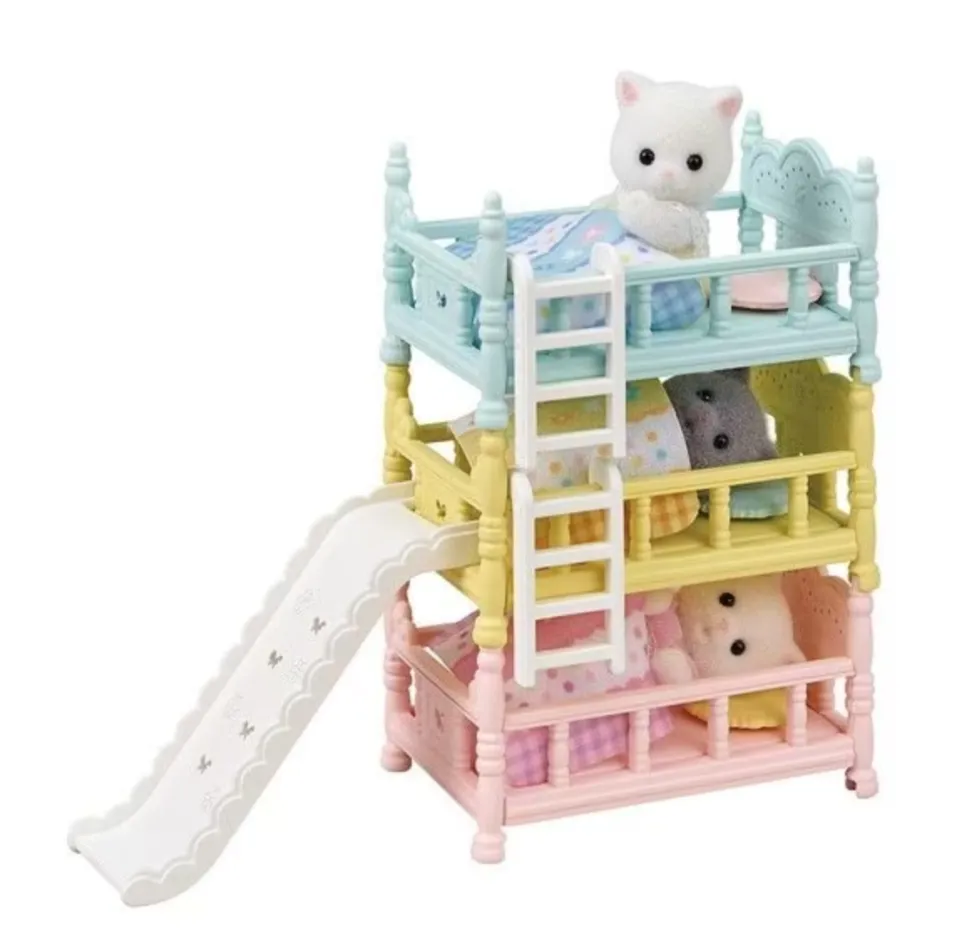 Calico Critters Triple Baby Bunk Beds