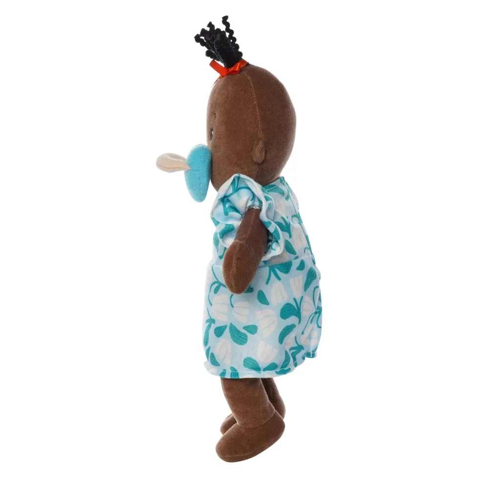 Manhattan Toy® Wee Baby Stella Brown with Black Wavy Tuft (New Box)