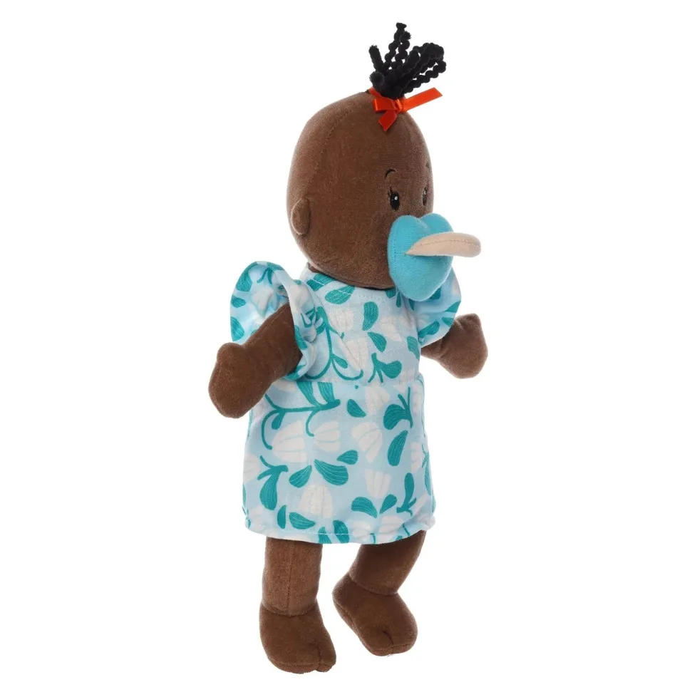 Manhattan Toy® Wee Baby Stella Brown with Black Wavy Tuft (New Box)