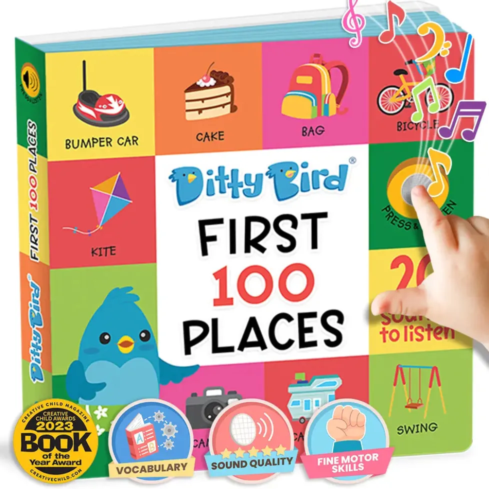 Ditty Bird® Baby Sound Vocabulary Book: First 100 Places