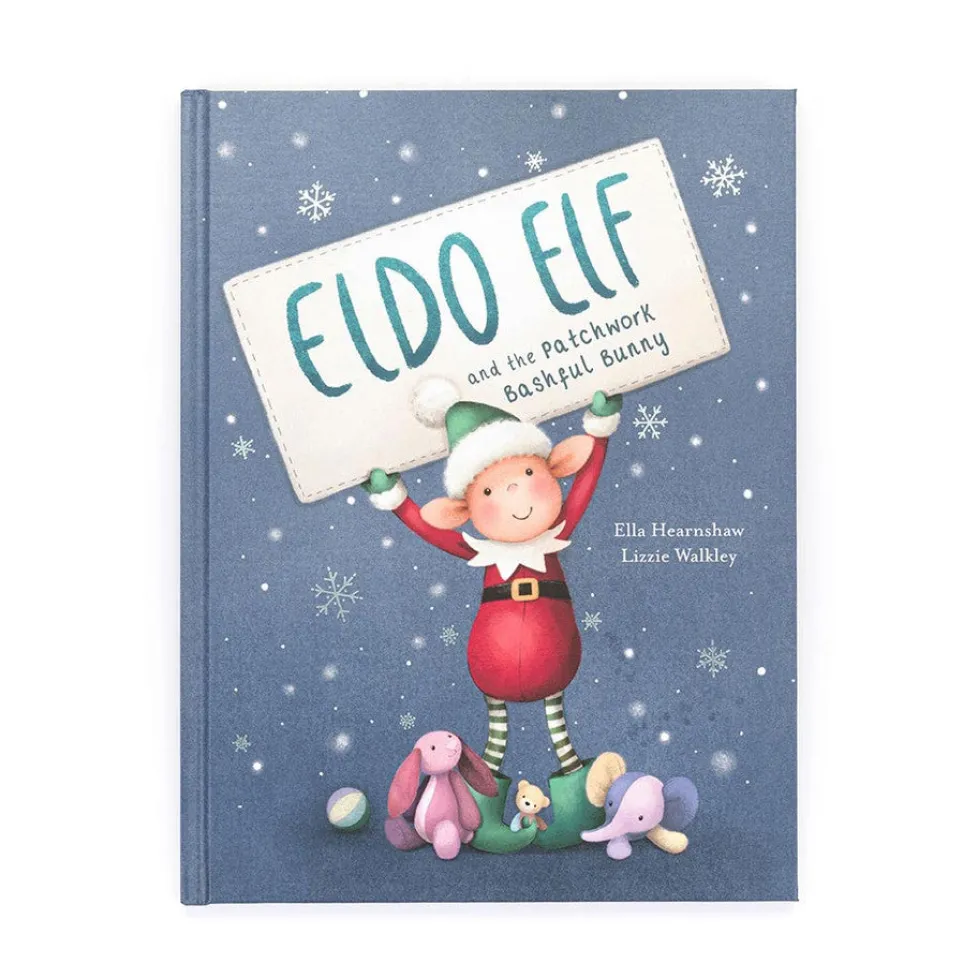 Jellycat Book Eldo Elf and the Patchwork Bashful Bunny
