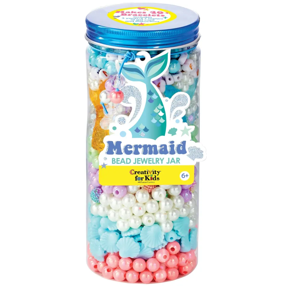 Creativity for Kids Bead Jewelry Jar: Mermaid