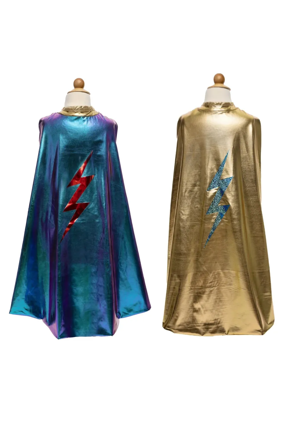 Great Pretenders Reversible Blue Lightning Holographic Cape 5/6