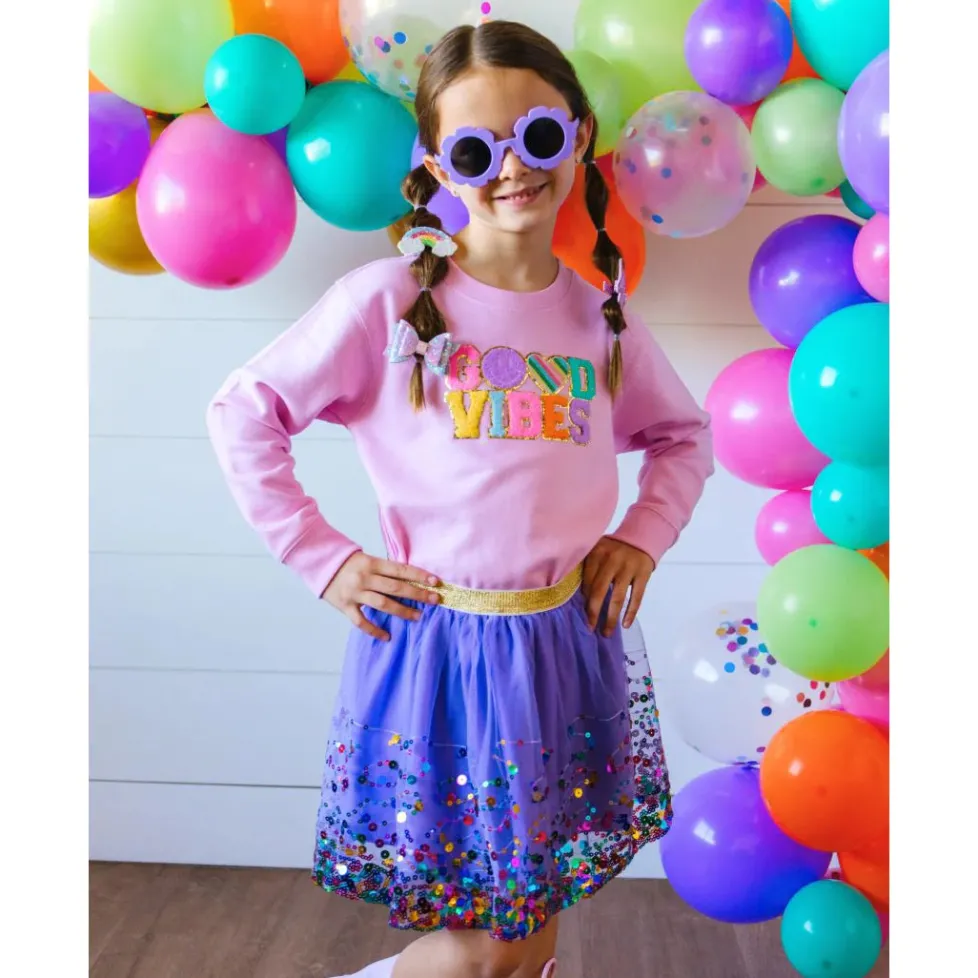 Sweet Wink: Lavender Confetti Tutu
