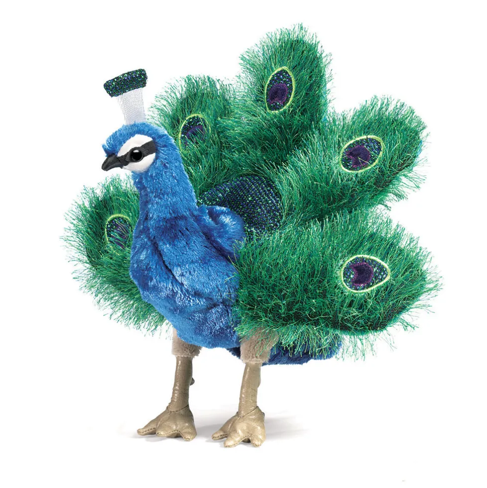 Folkmanis® Hand Puppet: Small Peacock