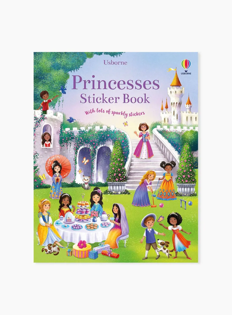 Usborne Princesses Sticker Book with Lots of Sparkly Stickers
