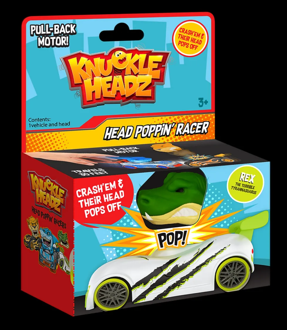 Knuckle-Headz Head Poppin' Racers™: Dinosaur