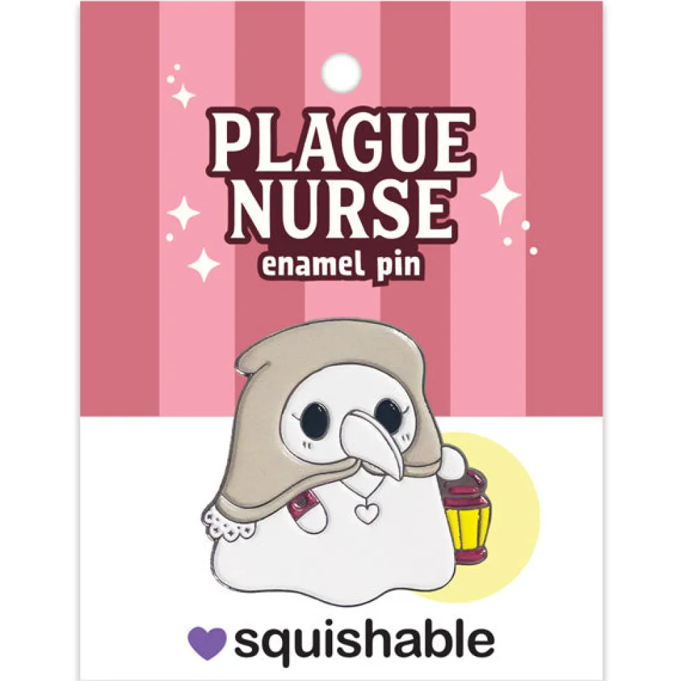 Squishable® Enamel Pin: Plague Nurse