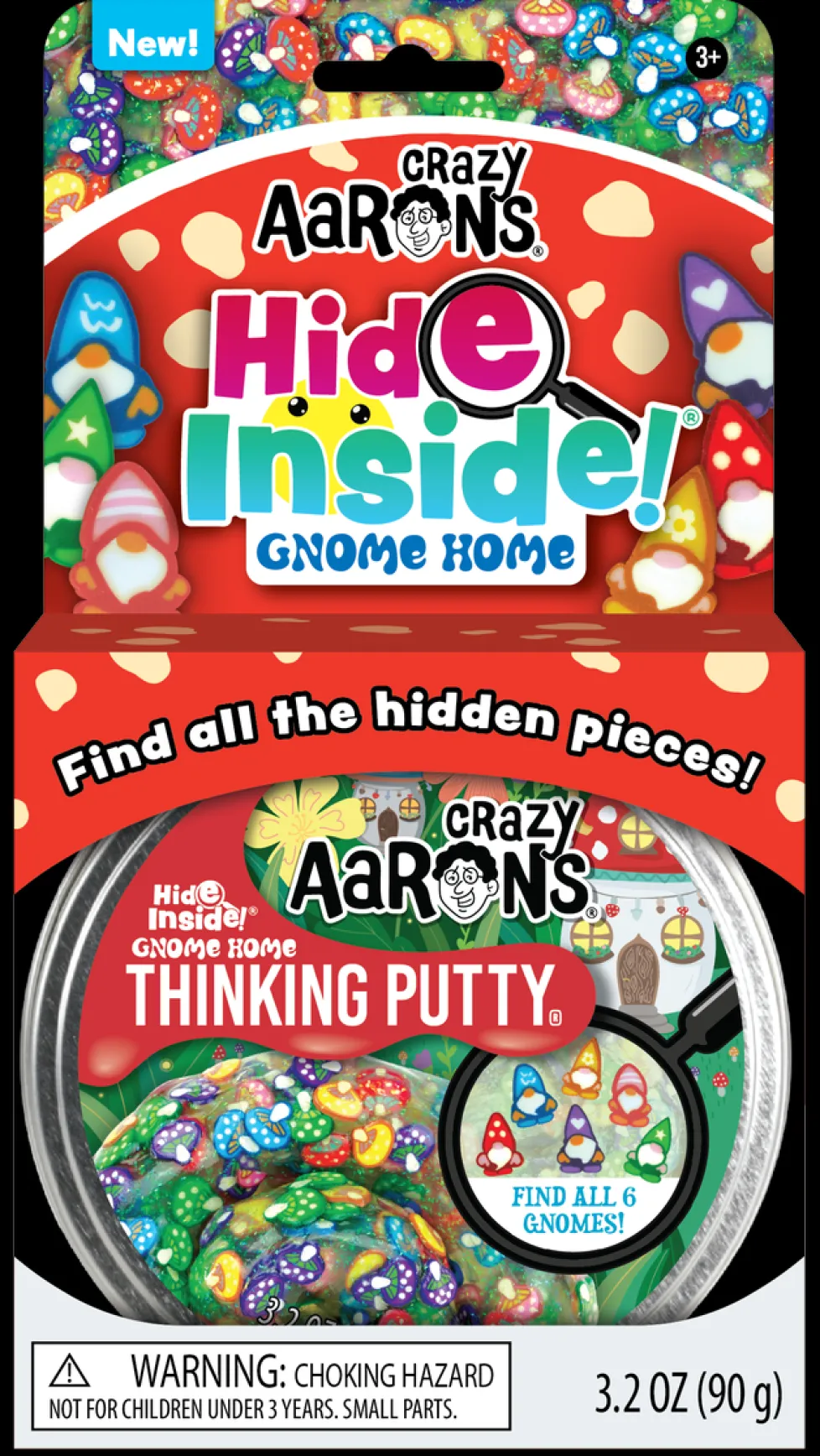 Crazy Aaron's® Thinking Putty® Hide Inside! Gnome Home