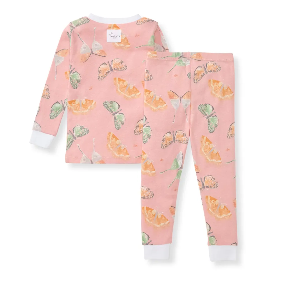 Burt's Bees Organic Two-Piece Pajamas Desert Moths