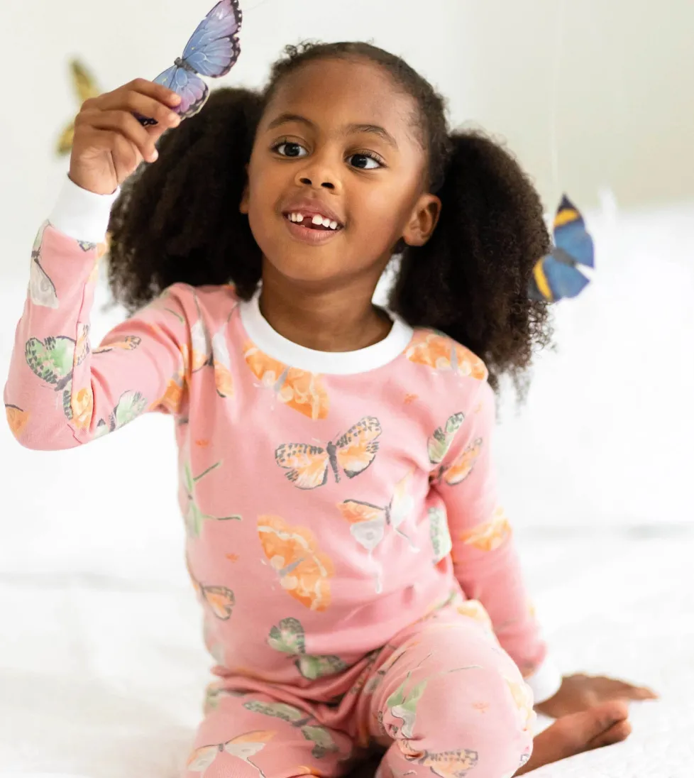 Burt's Bees Organic Two-Piece Pajamas Desert Moths