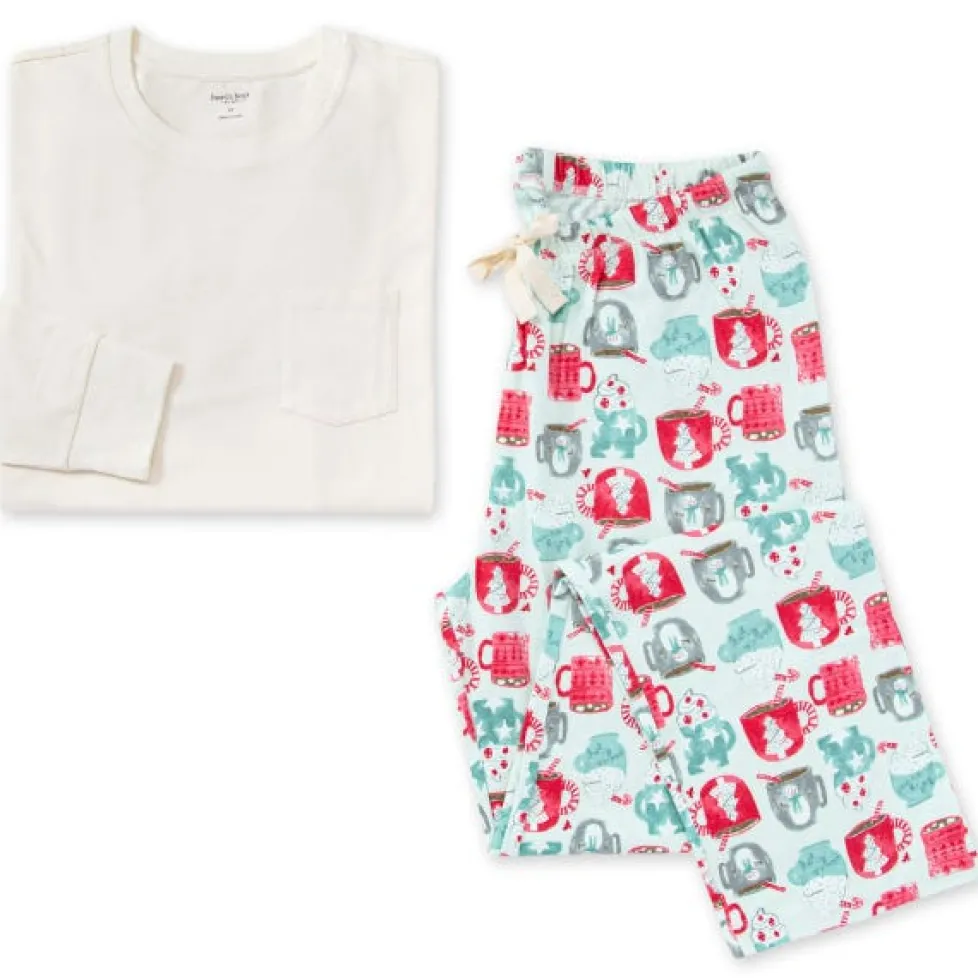 Burt's Bees Organic Family Pajamas Mugs of Happiness