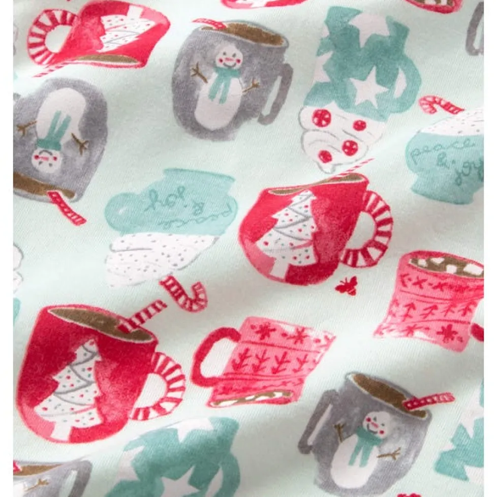 Burt's Bees Organic Family Pajamas Mugs of Happiness