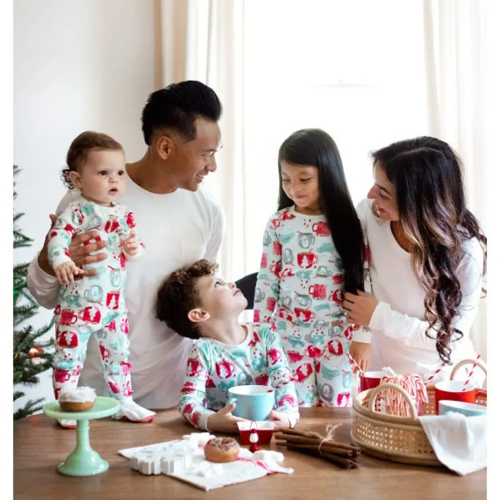 Burt's Bees Organic Family Pajamas Mugs of Happiness