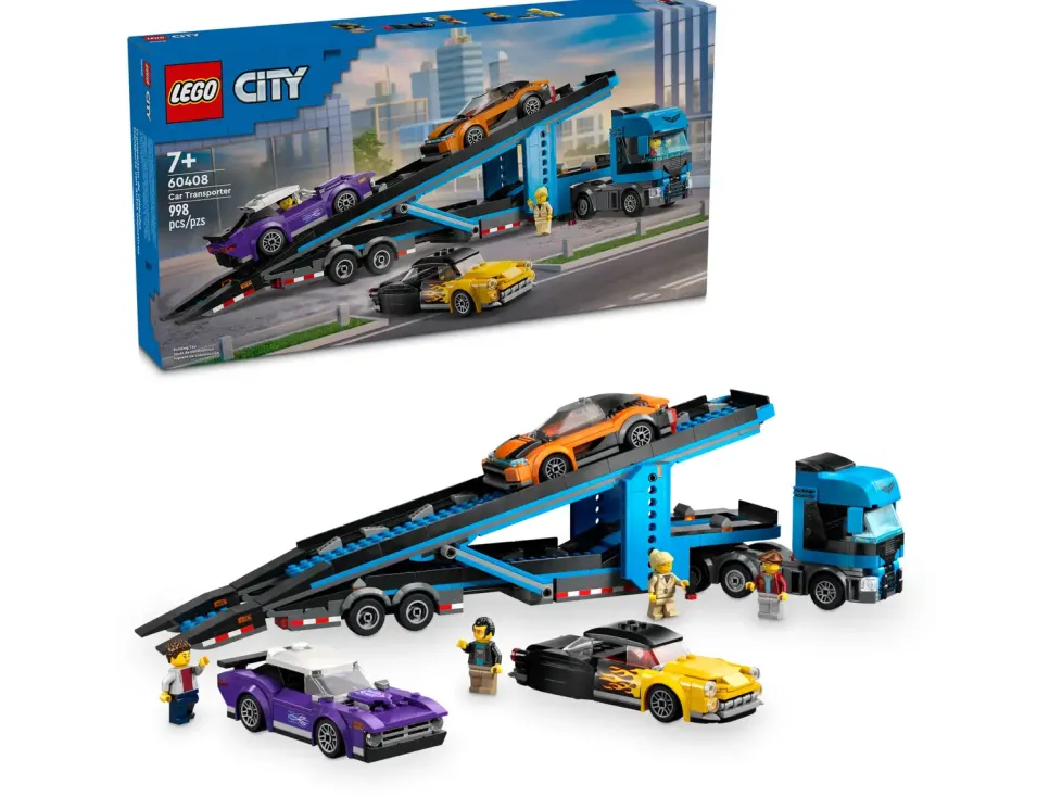 LEGO® City Car Transporter Truck with Sports Cars 60408