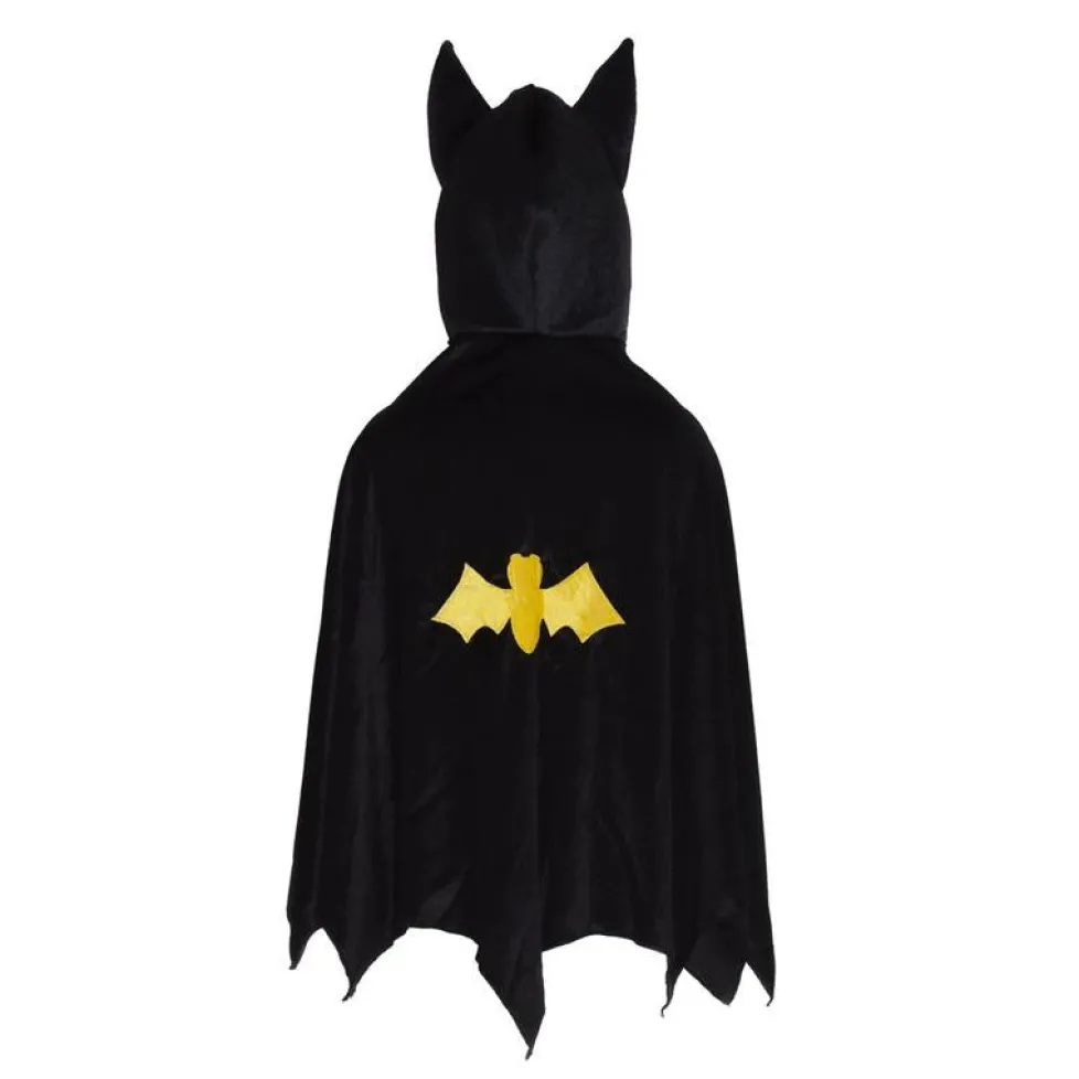 Great Pretenders Hooded Bat Cape Black