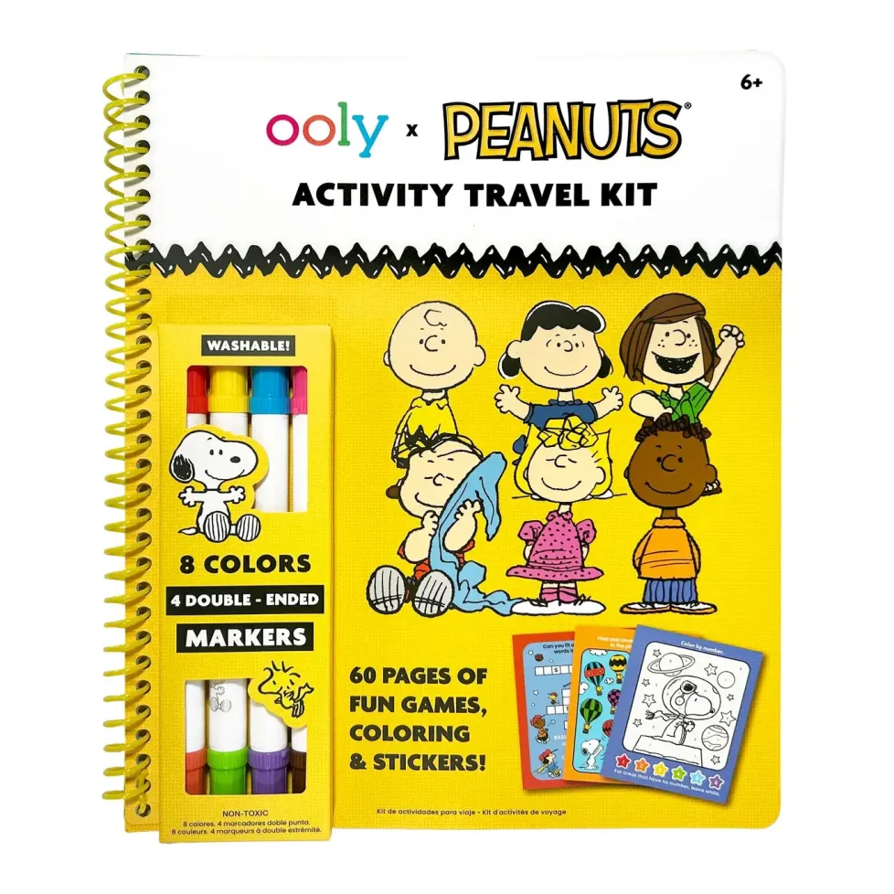 Ooly® x Peanuts®: Activity Travel Kit & Markers
