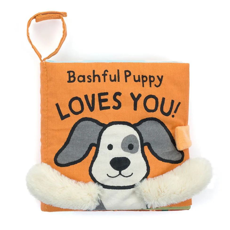 Baby Jellycat Soft Book Bashful Puppy Loves You