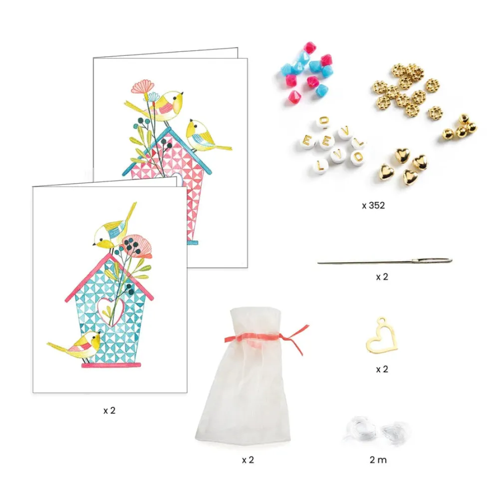 Djeco You & Me Jewelry Kit: Love Letters Beads & Jewelry