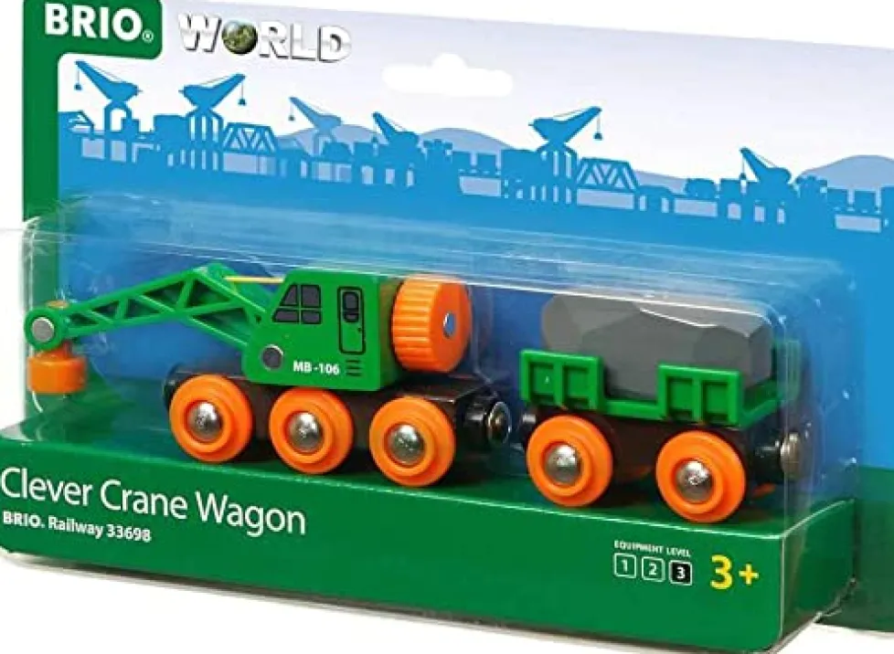 Brio Clever Crane Wagon 33698