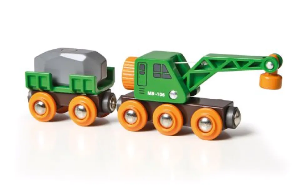 Brio Clever Crane Wagon 33698