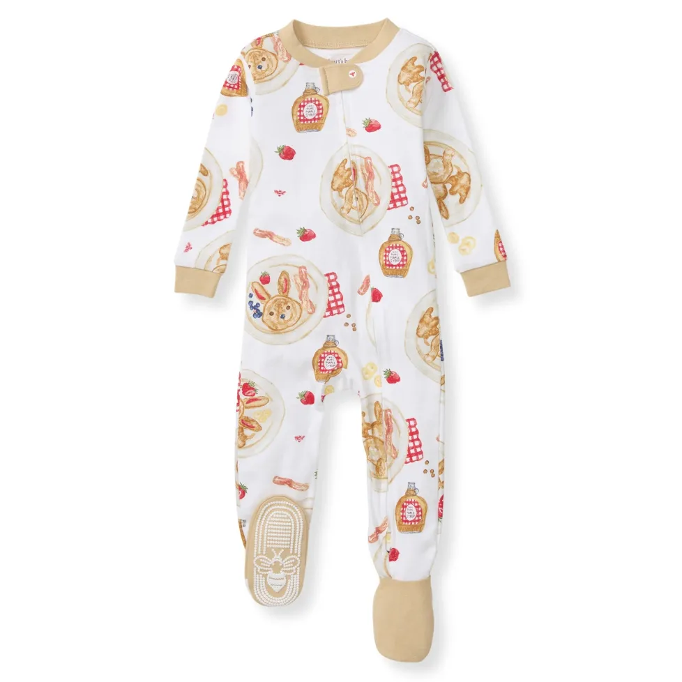 Burt's Bees Organic Baby One-Piece Sleeper Easter Breakfast