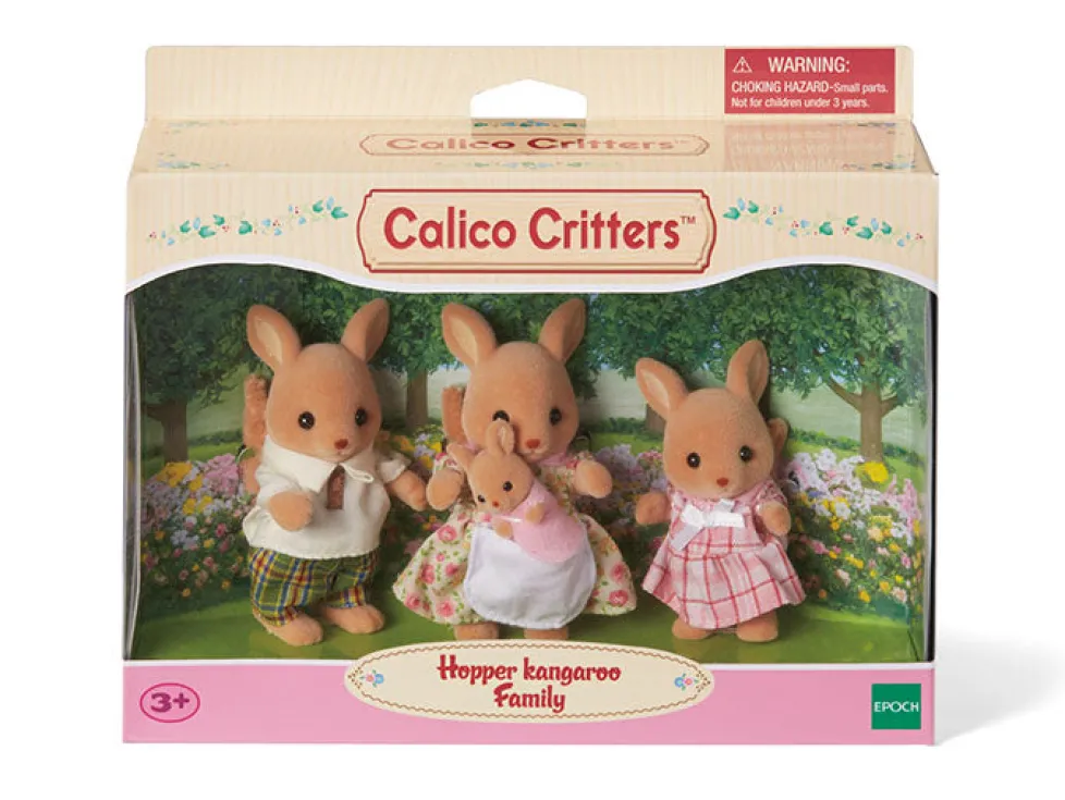 Calico Critters Hopper Kangaroo Family