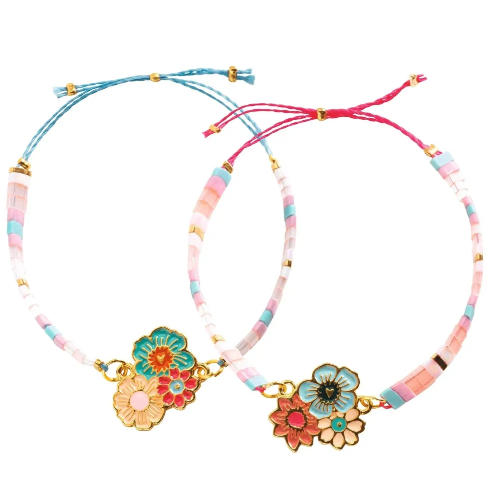 Djeco You & Me Jewelry Kit: Tila and Flowers Beads & Jewelry