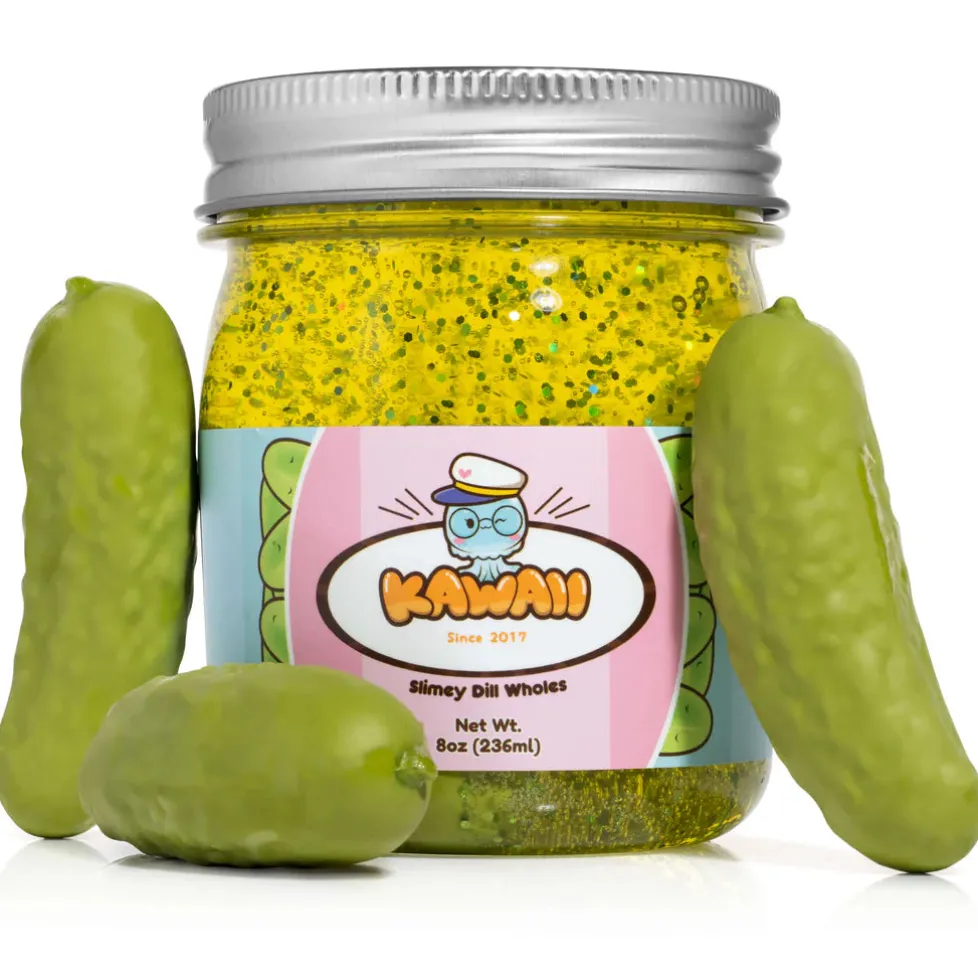 Kawaii Slime: Shimmery Pickle