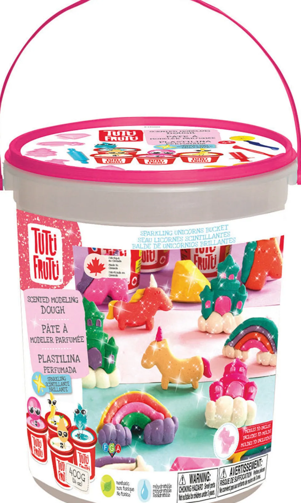 Tutti Frutti™ Dough Sparkling Unicorn Bucket