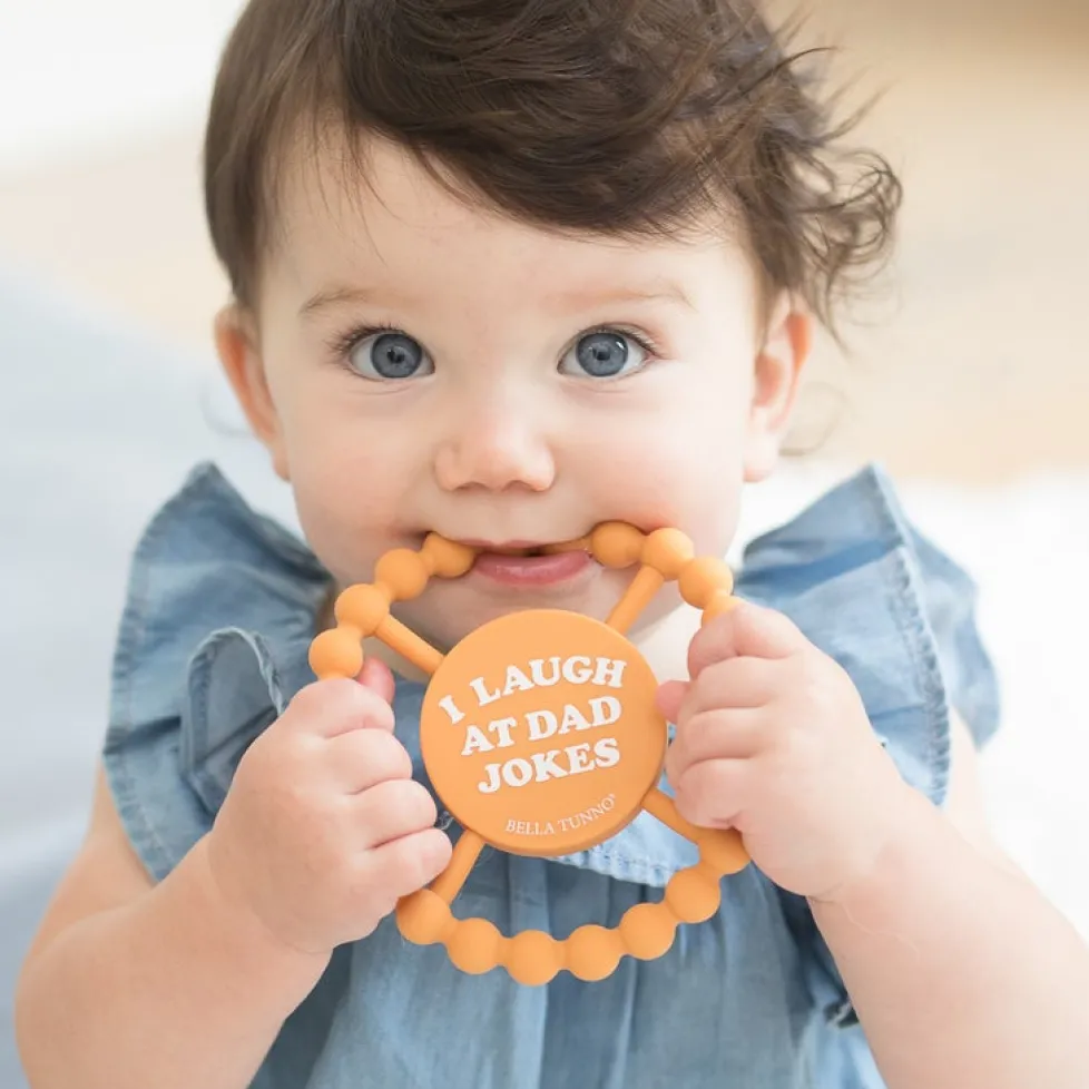 Bella Tunno Happy Teether: I Laugh at Dad Jokes