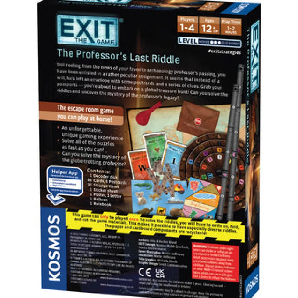 Exit the Game: The Professor's Last Riddle